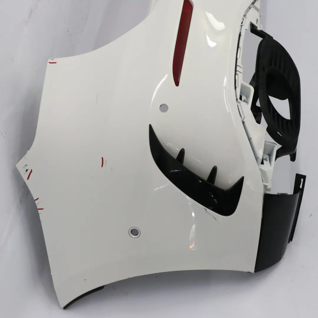 Bumper Rear AMG Trim Panel Covering Polar White - 149 to Mercedes W177 with Part number A1778804801 Mercedes W177 Bumper Rear AMG Trim Panel Covering Polar White - 149 - SKU A1778804801-POL1 - Part number A1778804801