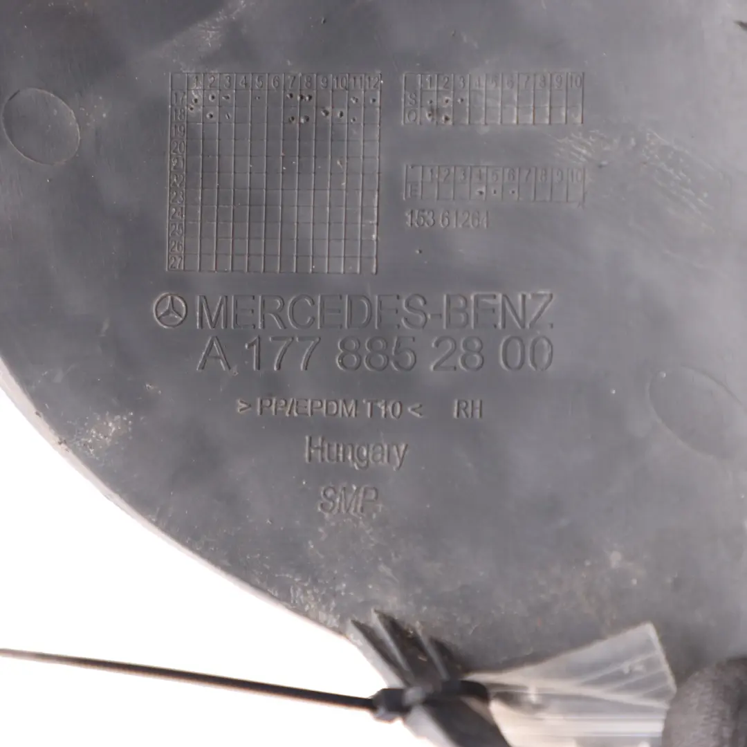 Front Bumper Grille Right O/S Lower Grid Trim Panel to Mercedes W177 with Part number A1778852800 Mercedes W177 Front Bumper Grille Right O/S Lower Grid Trim Panel - SKU A1778852800 - Part number A1778852800