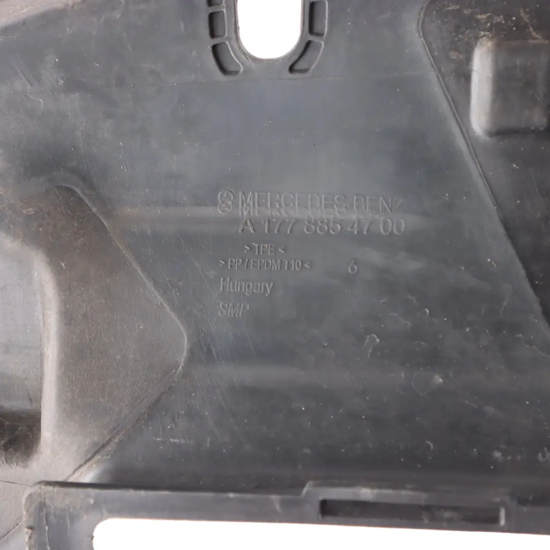 Front Air Intake Deflector Duckt Front Upper to Mercedes W177 with Part number A1778854700 Mercedes W177 Front Air Intake Deflector Duckt Front Upper - SKU A1778854700 - Part number A1778854700