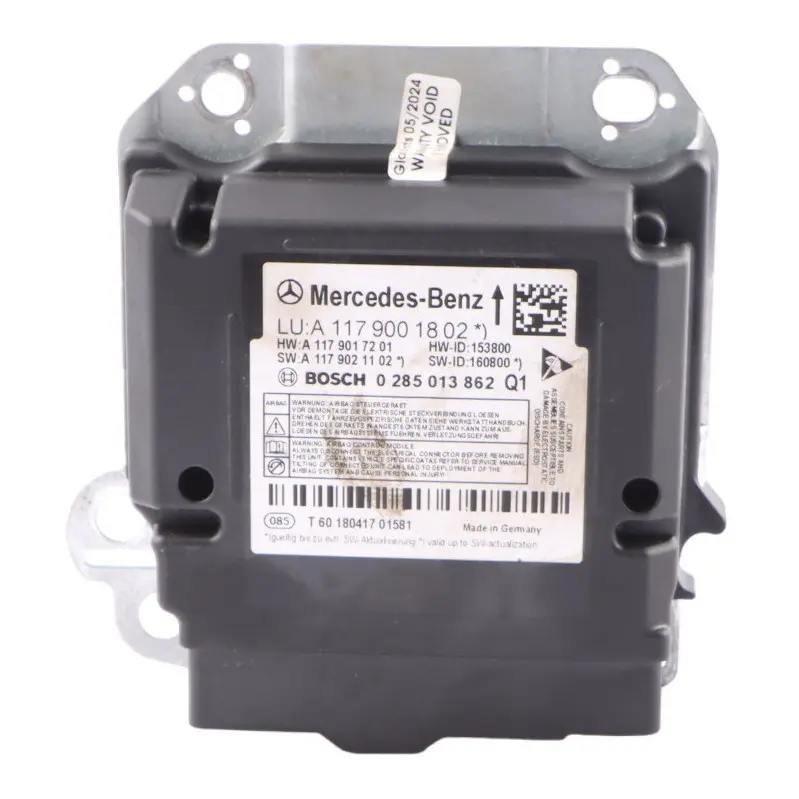 Safety Module Mercedes W177 SRS Safety Systems Control Unit Bosch to with Part number A1779001802 Safety Module Mercedes W177 SRS Safety Systems Control Unit Bosch - SKU A1779001802 - Part number A1779001802