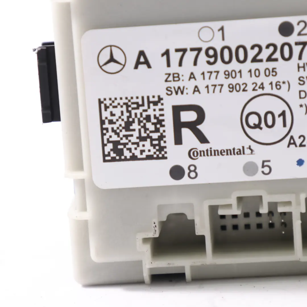 Mercedes W177 Rear Left Right N/O/S Door Control Module - SKU A1779002207 - Part number A1779002207