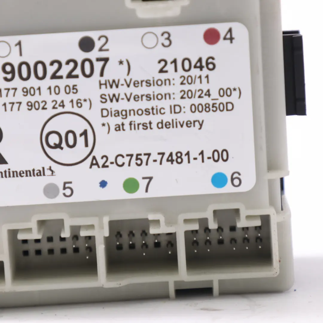 Left Right N/O/S Door Control Module to Mercedes W177 Rear with Part number A1779002207 Mercedes W177 Rear Left Right N/O/S Door Control Module - SKU A1779002207 - Part number A1779002207