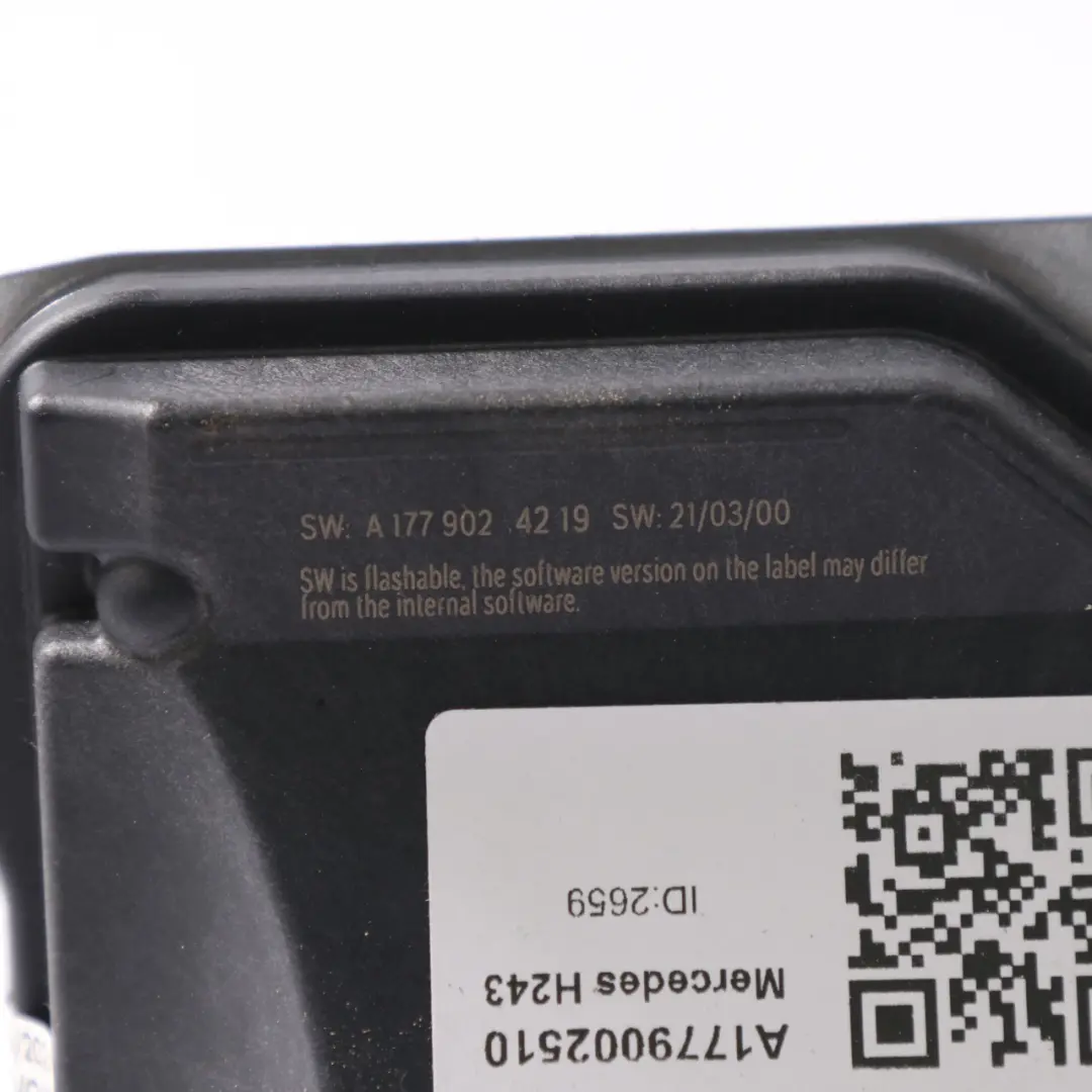 Moduł Airbag Poduszek Powietrznych SRS do Mercedes W177 W247 o numerze A1779002510 Mercedes W177 W247 Moduł Airbag Poduszek Powietrznych SRS - SKU A1779002510 - Numer Części A1779002510