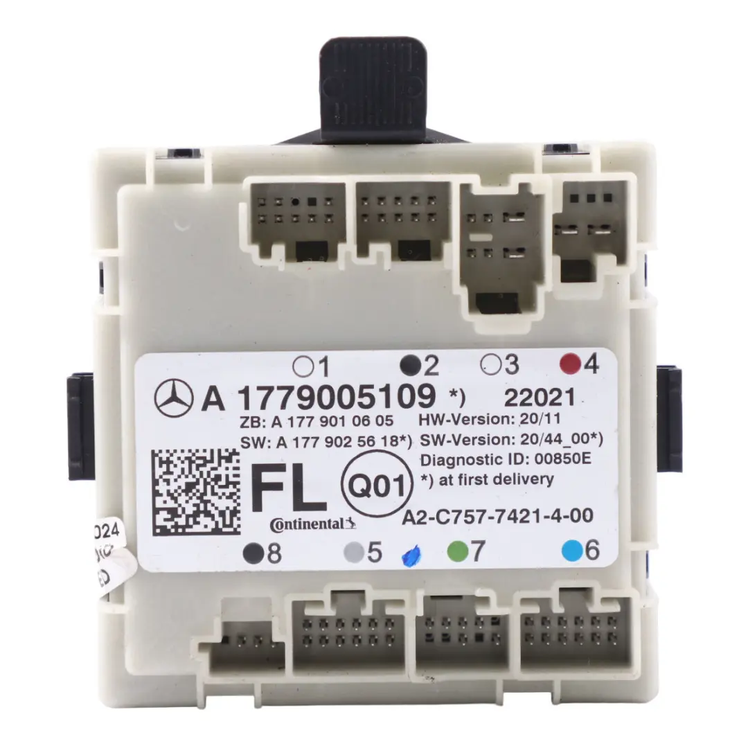  Module de porte Mercedes C118 W177 H243 avant gauche Contrôle A1779005409 - SKU A1779005109 - Numéro de pièce A1779005109