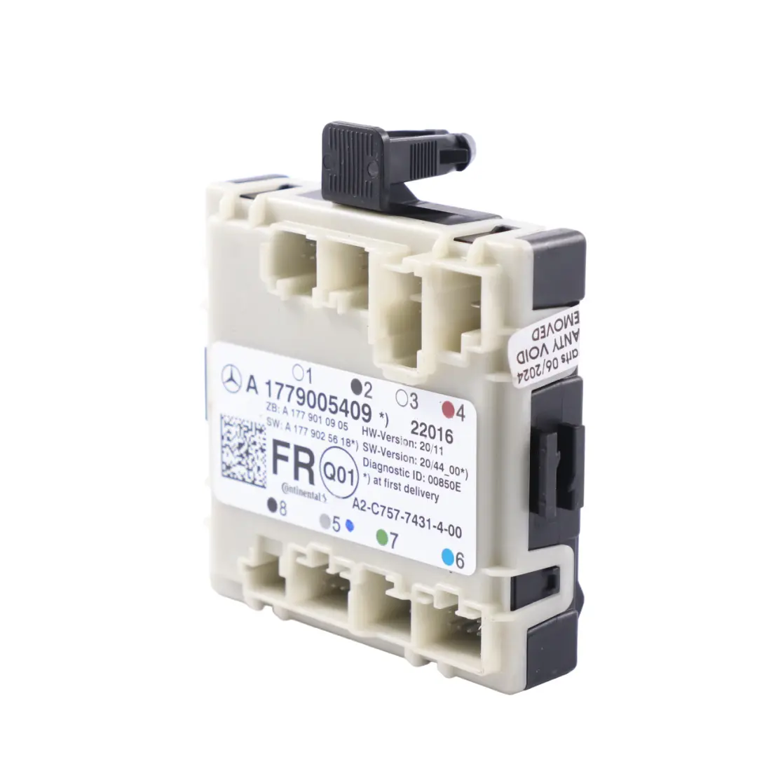  Module de porte Mercedes C118 W177 H243 Commande porte avant droite - SKU A1779005409 - Numéro de pièce A1779005409