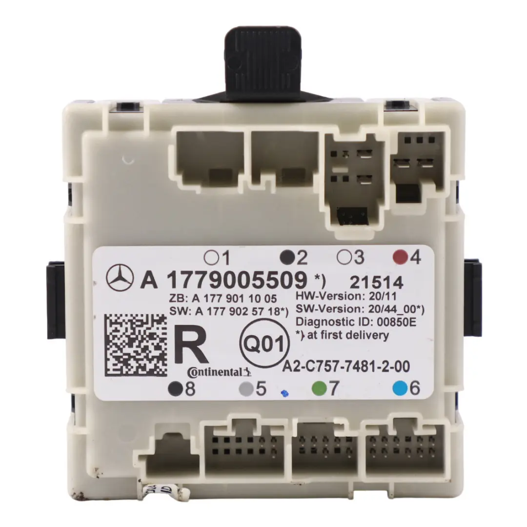 Module porte Mercedes C118 W177 H243 Commande porte arrière gauche pour à propos du numéro de pièce A1779005509 Module porte Mercedes C118 W177 H243 Commande porte arrière gauche - SKU A1779005509 - Numéro de pièce A1779005509