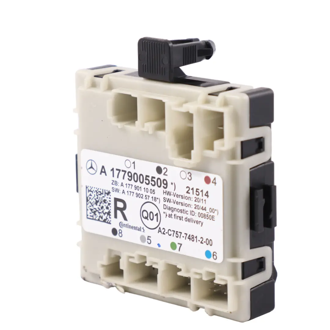 Modulo porta Mercedes C118 W177 H243 Controllo porta posteriore sinistra per con numero di parte A1779005509 Modulo porta Mercedes C118 W177 H243 Controllo porta posteriore sinistra - SKU A1779005509 - Numero di parte A1779005509