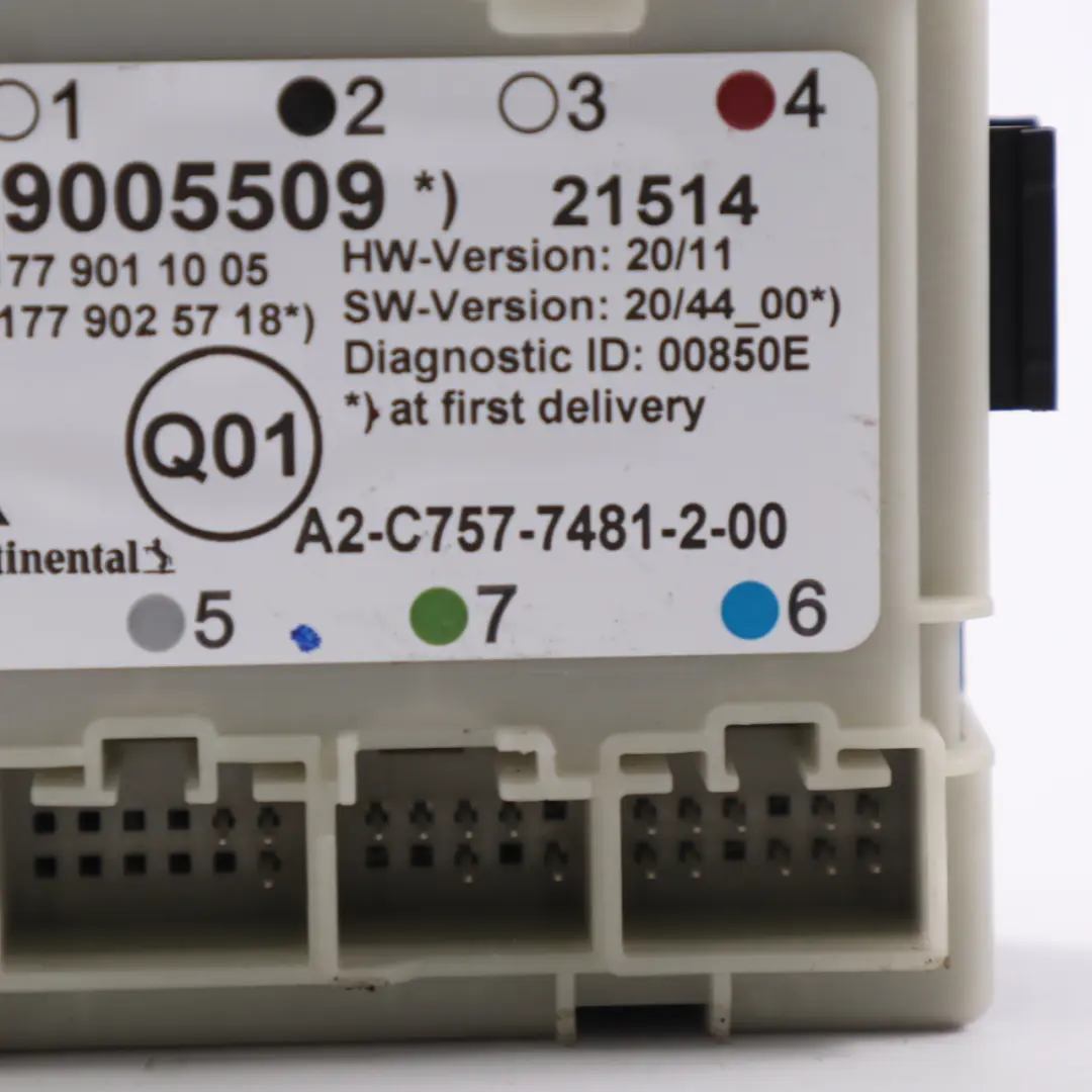 Modulo porta Mercedes C118 W177 H243 Controllo porta posteriore sinistra per con numero di parte A1779005509 Modulo porta Mercedes C118 W177 H243 Controllo porta posteriore sinistra - SKU A1779005509 - Numero di parte A1779005509