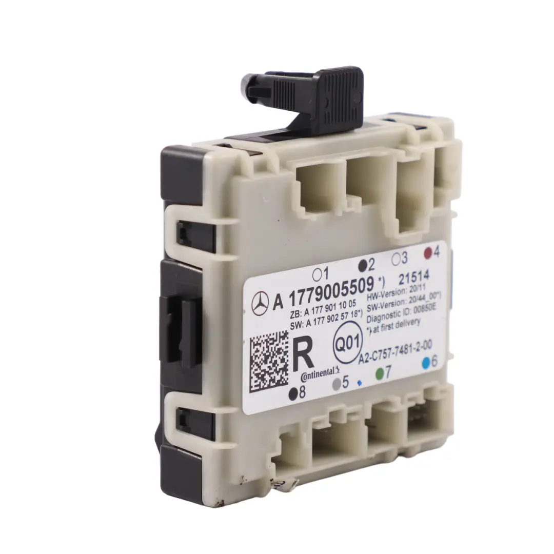  Modulo porta Mercedes C118 W177 H243 Controllo porta posteriore sinistra - SKU A1779005509 - Numero di parte A1779005509