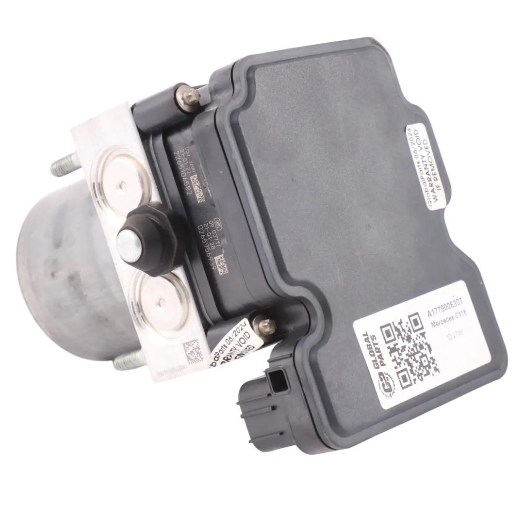 Pompa ABS Mercedes C118 W177 Modulo Unità Freno Idraulico per con numero di parte A1779006307 Pompa ABS Mercedes C118 W177 Modulo Unità Freno Idraulico - SKU A1779006307 - Numero di parte A1779006307