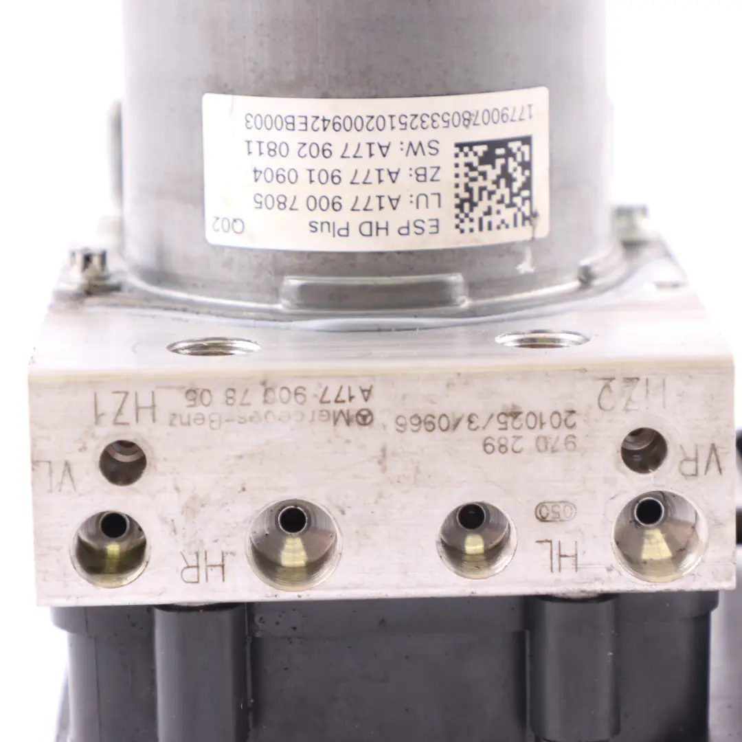 ABS Pumpe Mercedes C118 W177 Hydraulische Bremse ESP Steuergerät für mit Teilenummer A1779007805 ABS Pumpe Mercedes C118 W177 Hydraulische Bremse ESP Steuergerät - SKU A1779007805 - Teilenummer A1779007805