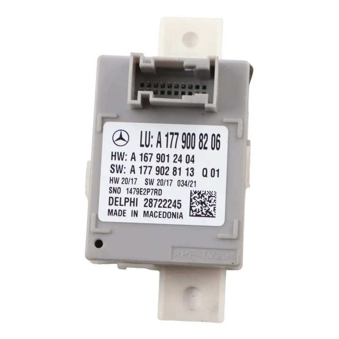 Illuminazione ambiente Unità modulo di controllo per Mercedes W177 con numero di parte A1779008206 Mercedes W177 Illuminazione ambiente Unità modulo di controllo - SKU A1779008206 - Numero di parte A1779008206