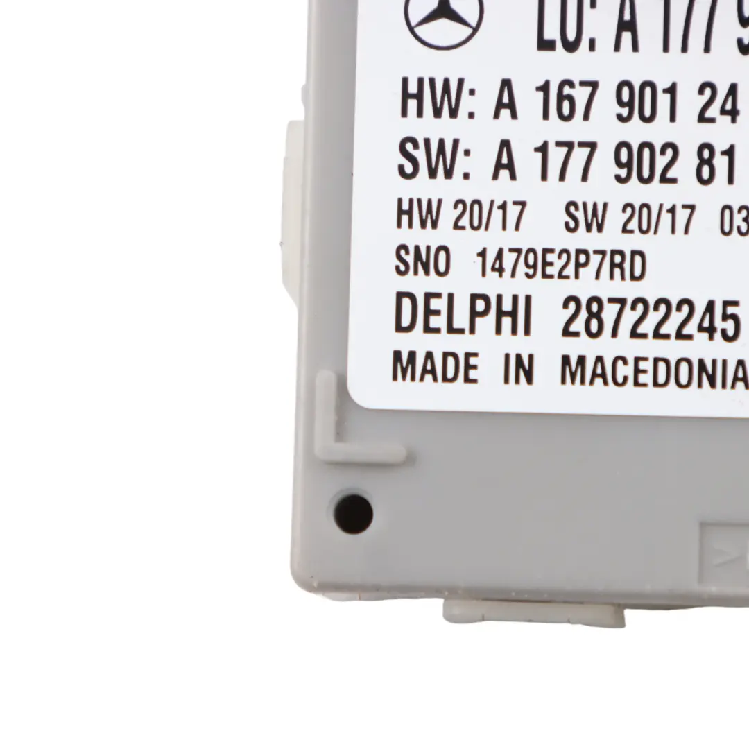 Ambience Illumination Light Control Module Unit to Mercedes W177 with Part number A1779008206 Mercedes W177 Ambience Illumination Light Control Module Unit - SKU A1779008206 - Part number A1779008206