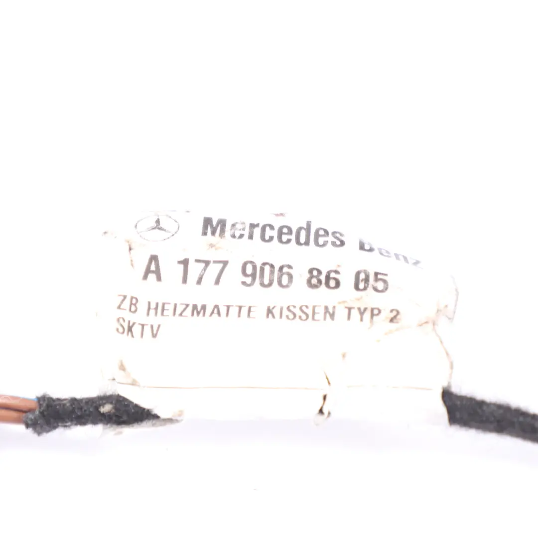 Mercedes W177 Front Left Sport Seat Thigh Support Heated Cloth Alcantara Black - SKU A1779105102-1 - Part number A1779105102
