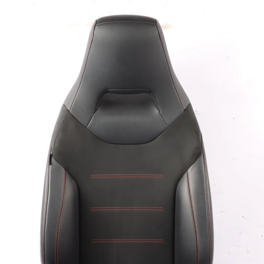 Front Seat Right O/S Fabric Imitation Leather Black Red Threads to Mercedes W177 with Part number A1779108001 Mercedes W177 Front Seat Right O/S Fabric Imitation Leather Black Red Threads - SKU A1779108001-1 - Part number A1779108001