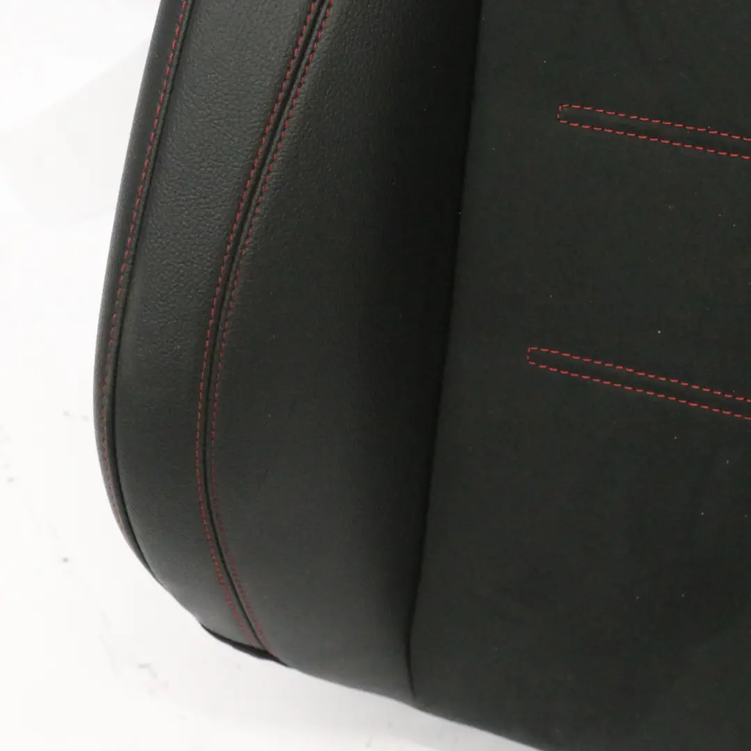 Asiento Delantero Derecho Tela Imitación Cuero Negro Rojo Hilos para Mercedes W177 con número de pieza A1779108001 Mercedes W177 Asiento Delantero Derecho Tela Imitación Cuero Negro Rojo Hilos - SKU A1779108001 - Número de pieza A1779108001