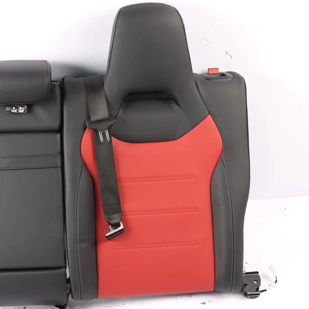 Backrest Mercedes C118 W177 Rear Left N/S Leather Black Red AMG Performance to Seat with Part number A1779200502 Seat Backrest Mercedes C118 W177 Rear Left N/S Leather Black Red AMG Performance - SKU A1779200502 - Part number A1779200502