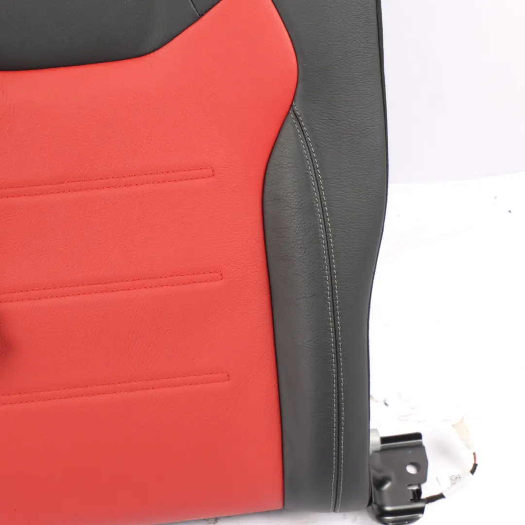 Backrest Mercedes C118 W177 Rear Left N/S Leather Black Red AMG Performance to Seat with Part number A1779200502 Seat Backrest Mercedes C118 W177 Rear Left N/S Leather Black Red AMG Performance - SKU A1779200502 - Part number A1779200502