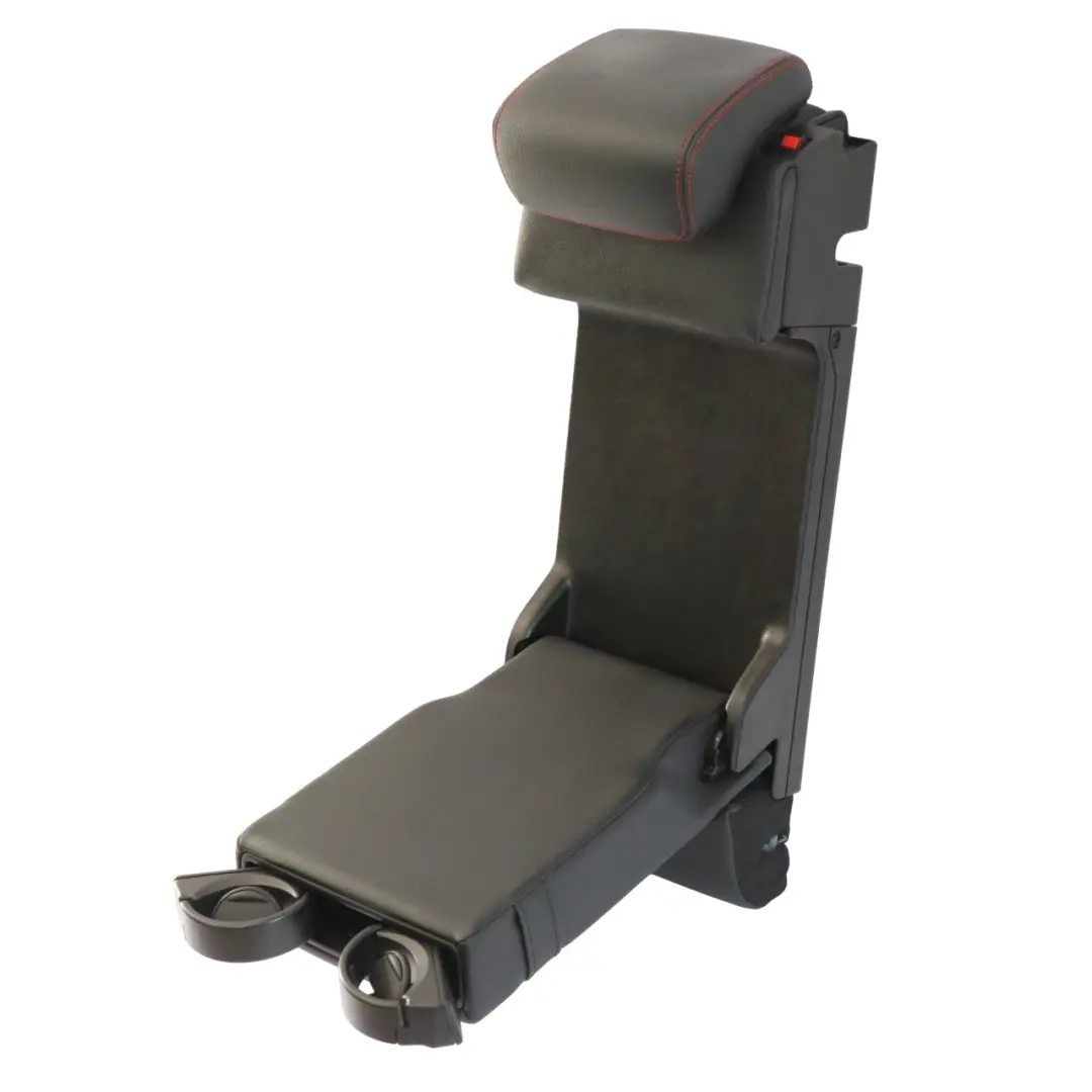 Armrest Center Headrest Imitation Leather Black Red Accents to Mercedes H243 Rear with Part number A1779700800 Mercedes H243 Rear Armrest Center Headrest Imitation Leather Black Red Accents - SKU A1779700800 - Part number A1779700800