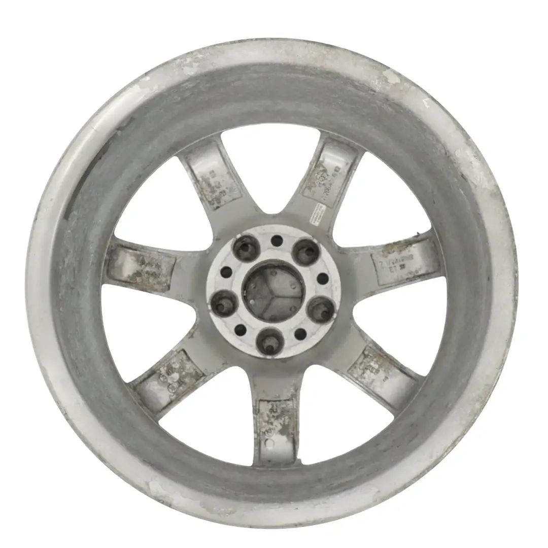 Alloy Wheel Rim 7 Spoke 17" ET:37 7,5J to Mercedes W203 Silver with Part number A2034011802 Mercedes W203 Silver Alloy Wheel Rim 7 Spoke 17" ET:37 7,5J - SKU A2034011802-1 - Part number A2034011802