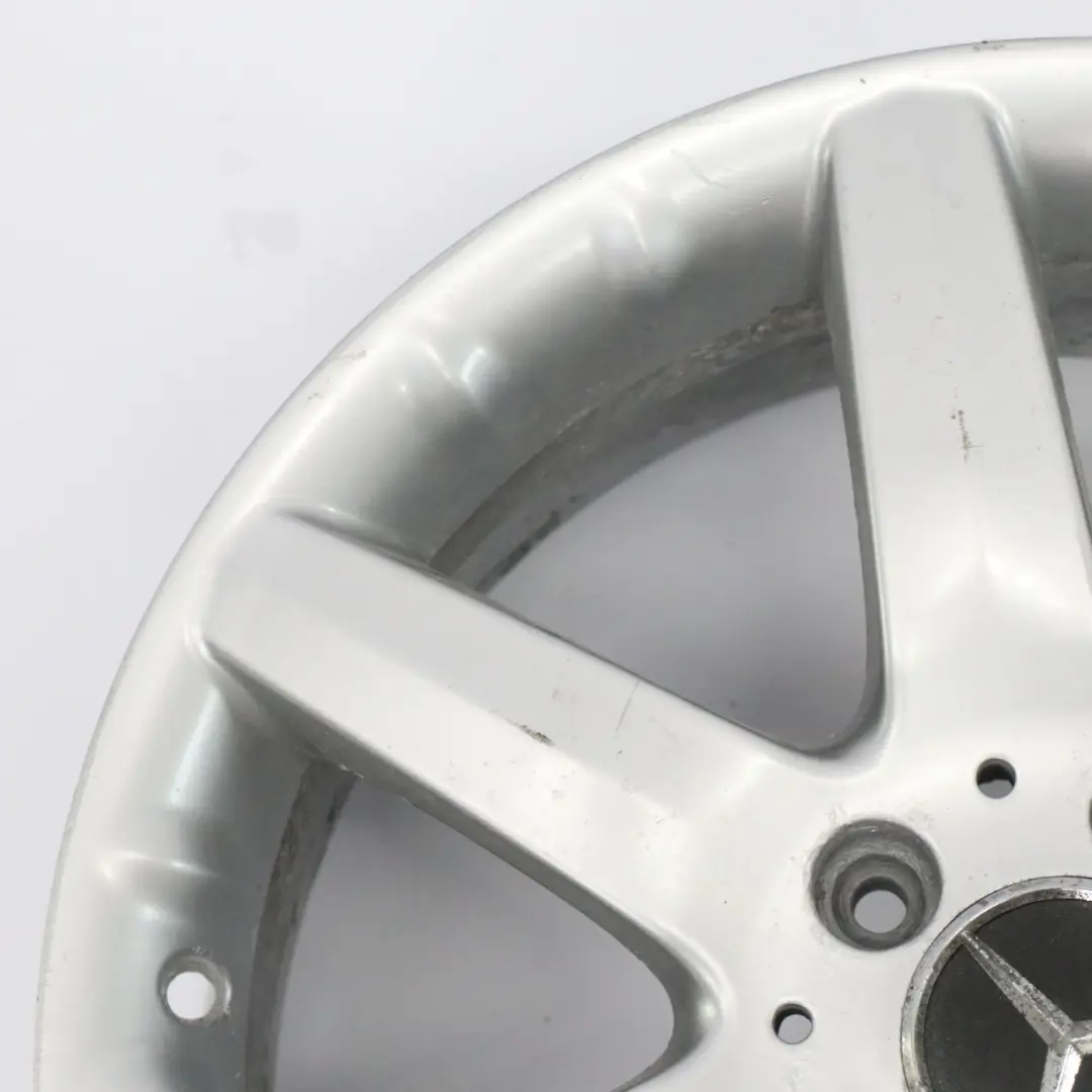 Alloy Wheel Rim 7 Spoke 17" ET:37 7,5J to Mercedes W203 Silver with Part number A2034011802 Mercedes W203 Silver Alloy Wheel Rim 7 Spoke 17" ET:37 7,5J - SKU A2034011802-1 - Part number A2034011802