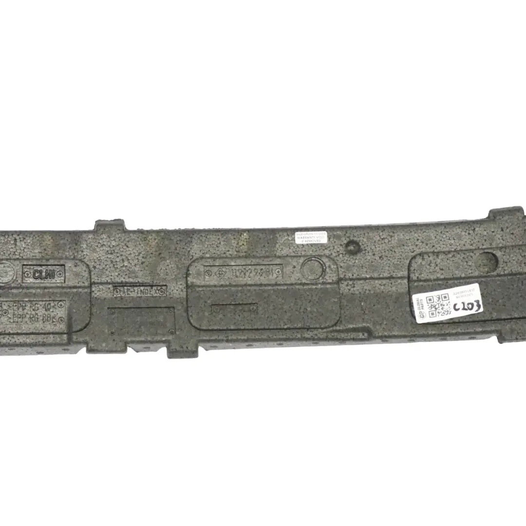C203 Coupe Rear Bumper Center Impact Absorber Foam to Mercedes with Part number A2038851437 Mercedes C203 Coupe Rear Bumper Center Impact Absorber Foam - SKU A2038851437 - Part number A2038851437