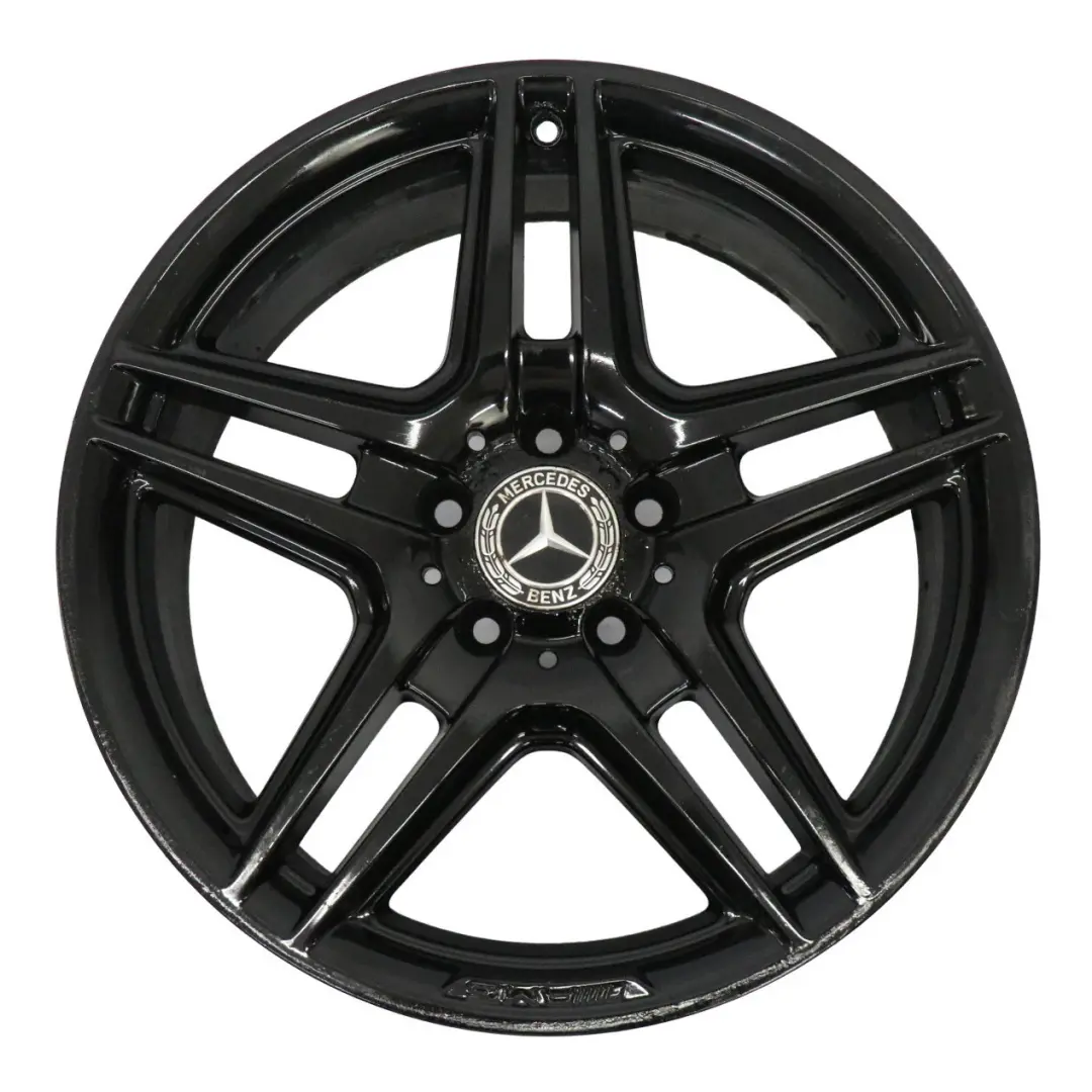 Schwarz 5-Doppelspeichen Felge 18" ET:50 8J Mercedes W204 AMG - SKU A2044014102-2 - Teilenummer A2044014102