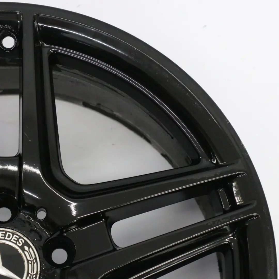 5-Double Spoke Wheel Alloy Rim 18" ET:50 8J Mercedes W204 AMG Black - SKU A2044014102-2 - Part number A2044014102