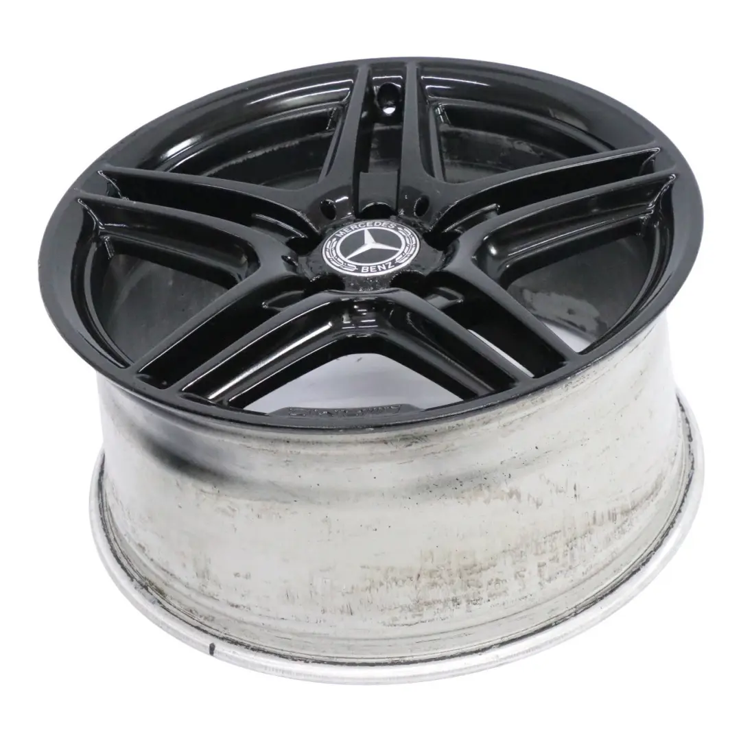 Alloy Wheel Rim 18" 8,5J ET:54 to Mercedes W204 AMG Rear Black with Part number A2044014202 Mercedes W204 AMG Rear Black Alloy Wheel Rim 18" 8,5J ET:54 - SKU A2044014202-6 - Part number A2044014202