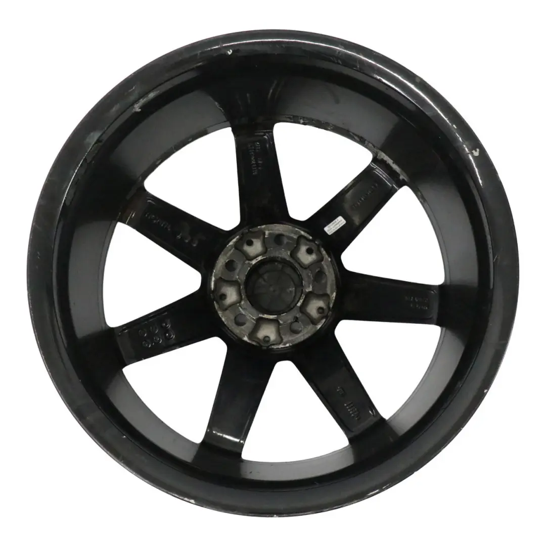 Mercedes W204 7-Spoke AMG Rear Black Alloy Wheel Rim 18" 8,5J ET:54 - SKU A2044019902-8 - Part number A2044019902