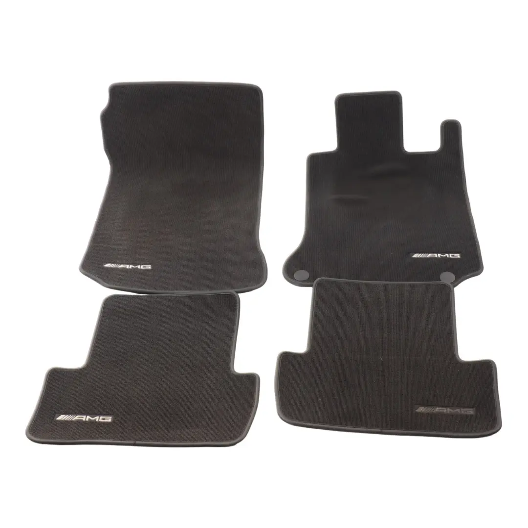 Floor Mats AMG Interior Front Rear Cover Black Set to Mercedes W204 with Part number A2046800204 Mercedes W204 Floor Mats AMG Interior Front Rear Cover Black Set - SKU rhd-A2046800204-1 - Part number A2046800204