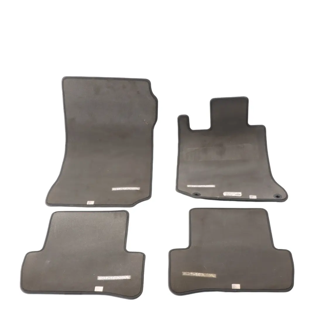 Mercedes W204 Floor Mats AMG Interior Front Rear Cover Black Set - SKU rhd-A2046800204-1 - Part number A2046800204