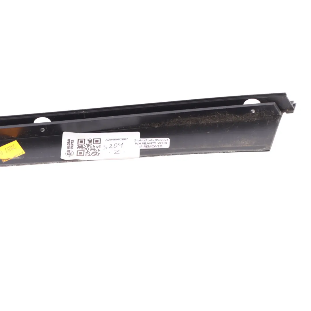 Pillar Trim Outside Rear Right O/S Cover Gloss Black to Mercedes S204 Estate C with Part number A2046902887 Mercedes S204 Estate C Pillar Trim Outside Rear Right O/S Cover Gloss Black - SKU A2046902887 - Part number A2046902887