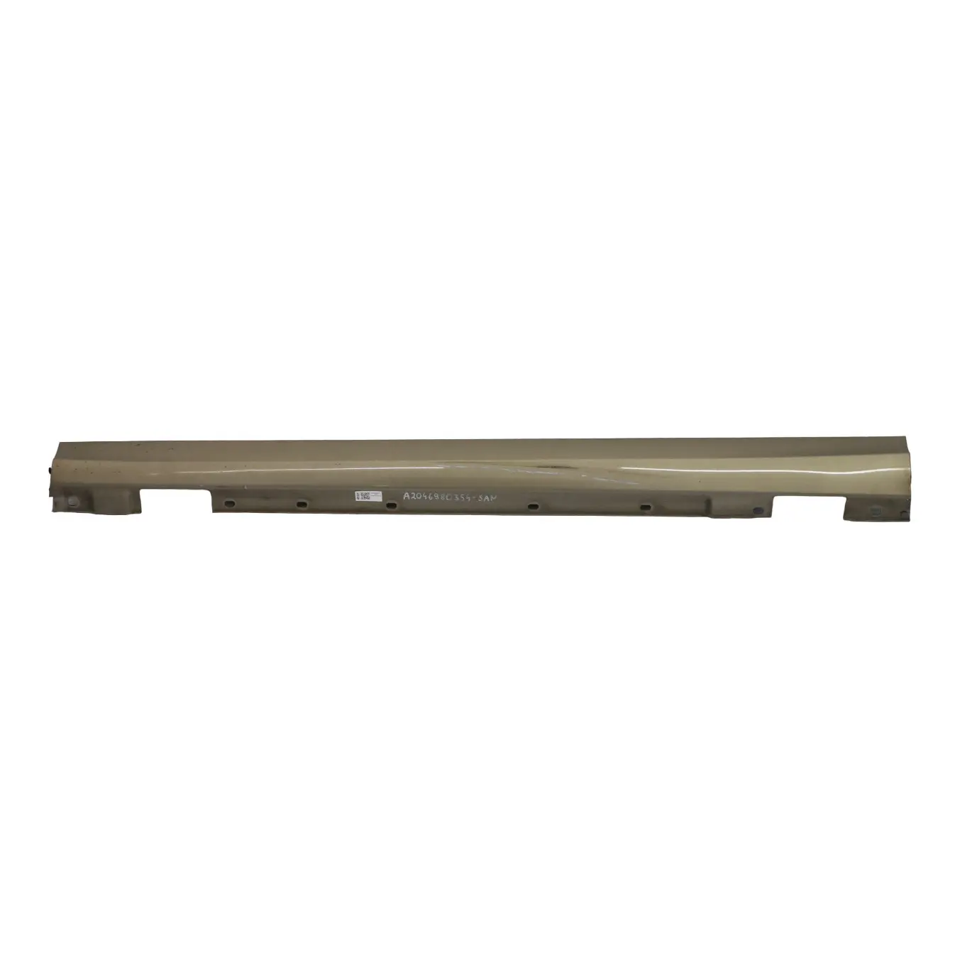 Faldón lateral Mercedes W204 Cubre umbral de puerta Izquierdo Sanidine Beige 798