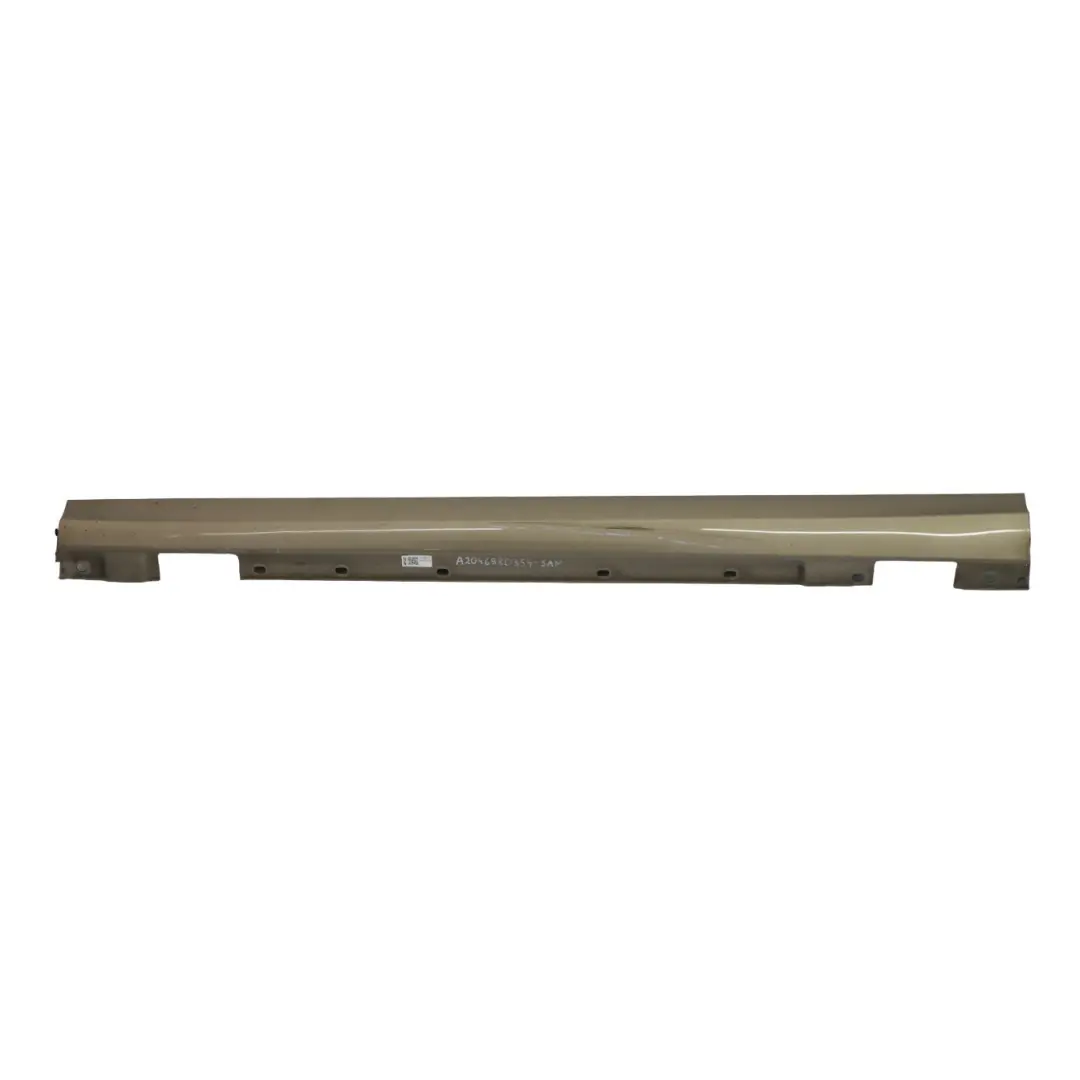Mercedes W204 Side Skirt Door Sill Cover Left N/S Sanidine Beige Metallic - 798 - SKU A2046980354-SAN - Part number A2046980354