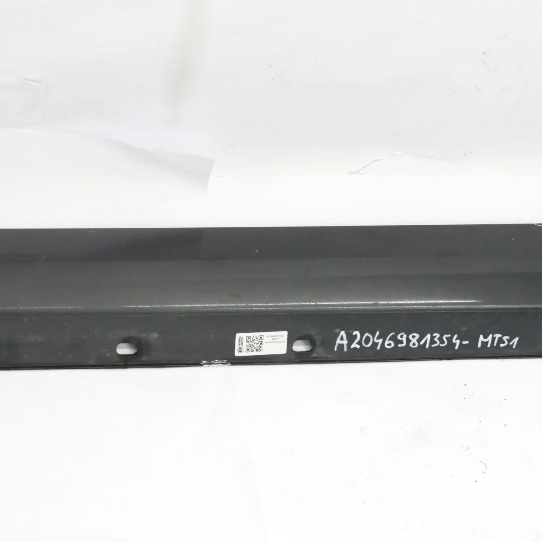 Mercedes W204 Side Skirt Sill Cover Door Panel Left N/S Magnetite Black - 183 - SKU A2046981354-MTS1 - Part number A2046981354