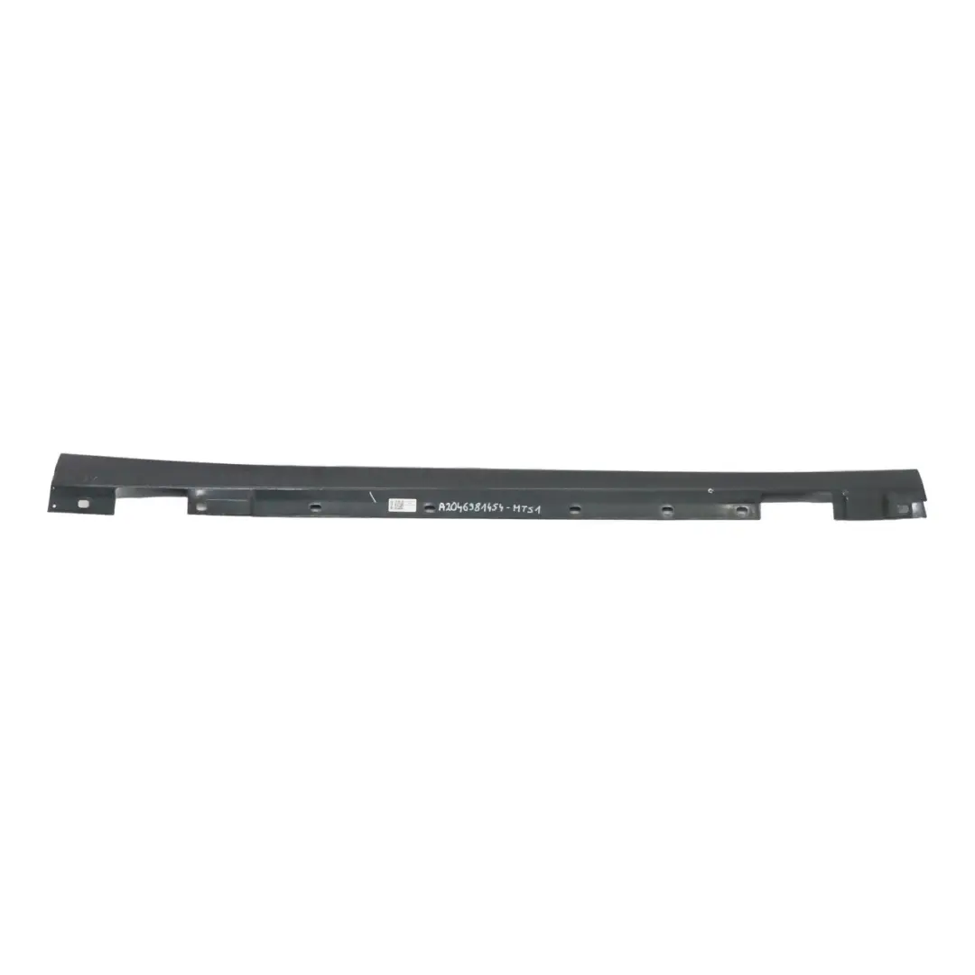 Mercedes W204 Cache Latérale Panneau de Seuil Droit Noir Magnetite - 183 - SKU A2046981454-MTS1 - Numéro de pièce A2046981454