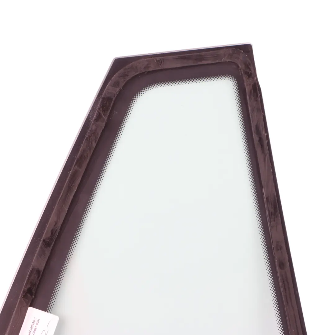 Mercedes S204 Estate Window Glass Rear Left N/S Door Side Green AS2 - SKU A2047300355-1 - Part number A2047300355