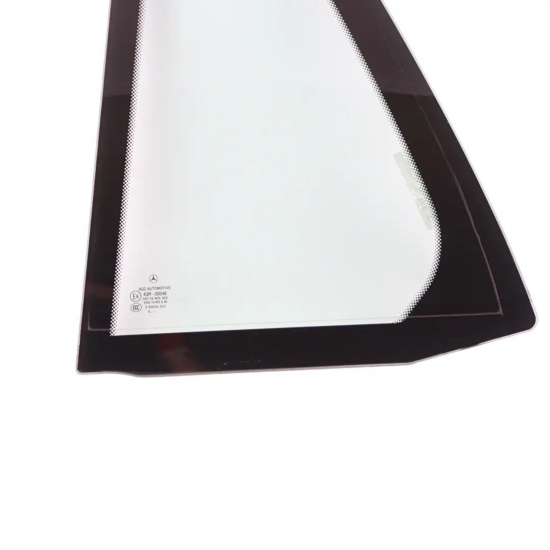 Mercedes S204 Estate Window Glass Rear Left N/S Door Side Green AS2 - SKU A2047300355-1 - Part number A2047300355