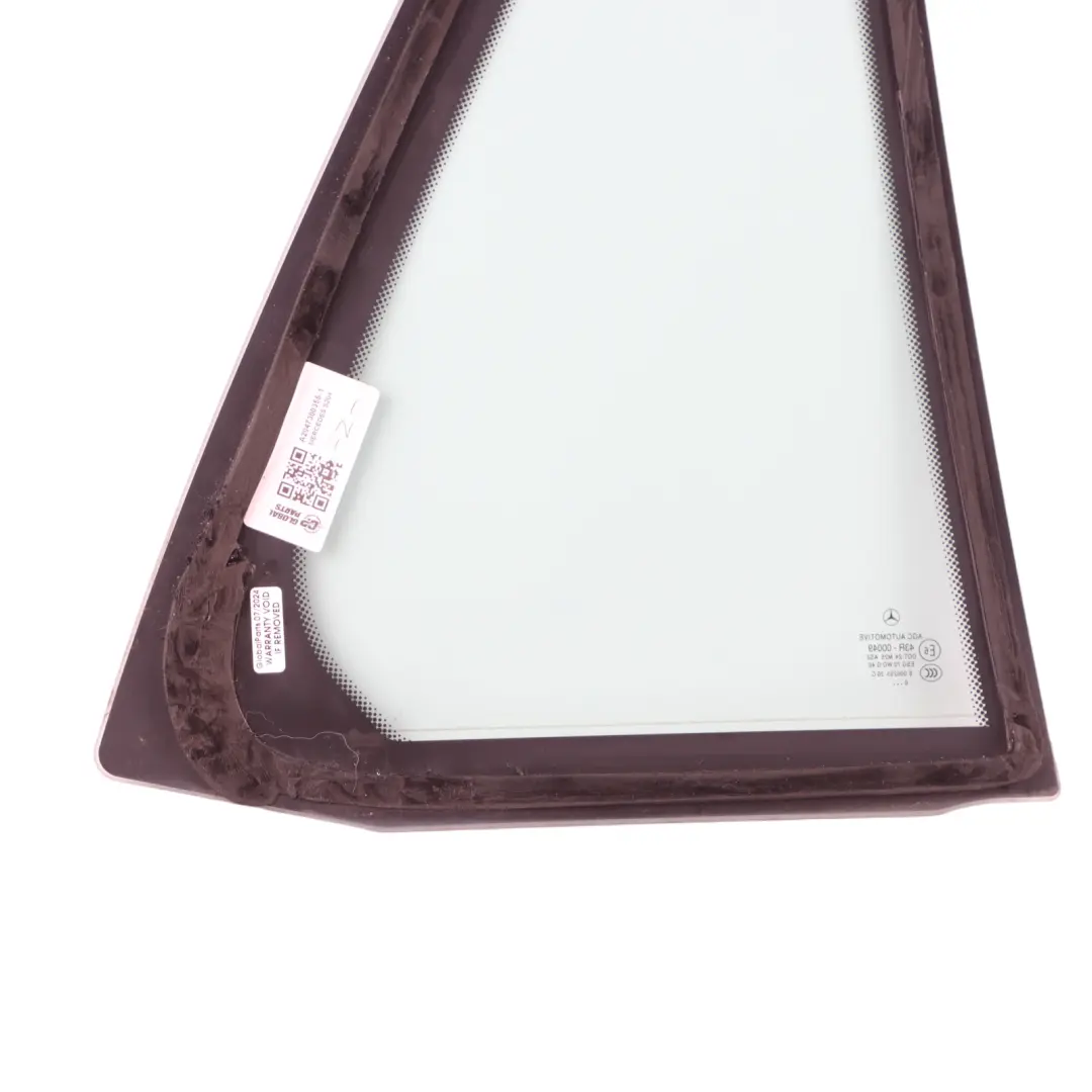 Mercedes S204 Estate Window Glass Rear Left N/S Door Side Green AS2 - SKU A2047300355-1 - Part number A2047300355