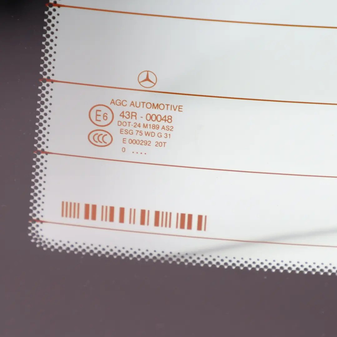 Window Windshield Glass Glazing AS2 Green to Mercedes S204 Estate Rear with Part number A2047400957 Mercedes S204 Estate Rear Window Windshield Glass Glazing AS2 Green - SKU A2047400957 - Part number A2047400957