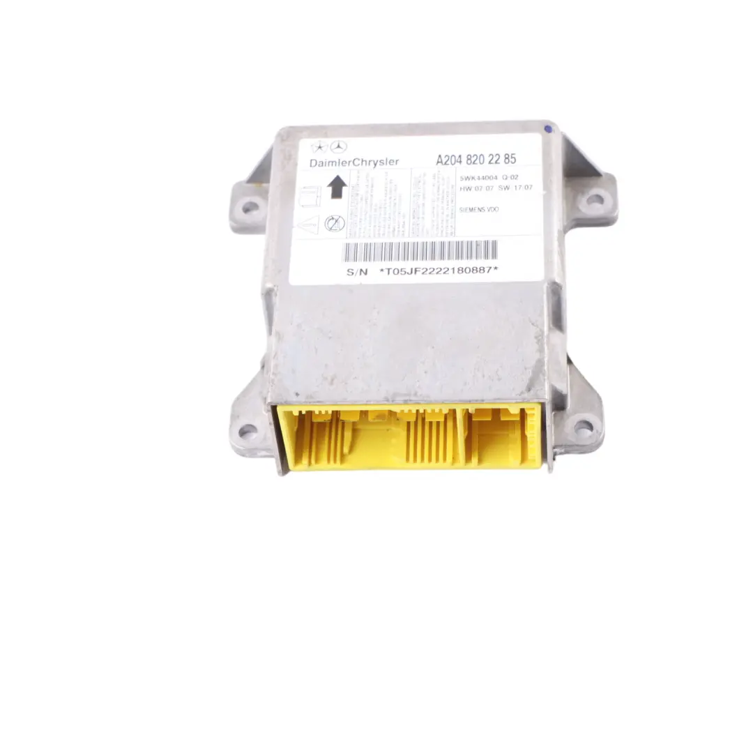 Module SRS Control Unit ECU to Mercedes W204 S204 Air with Part number A2048202285 Mercedes W204 S204 Air Module SRS Control Unit ECU - SKU A2048202285 - Part number A2048202285