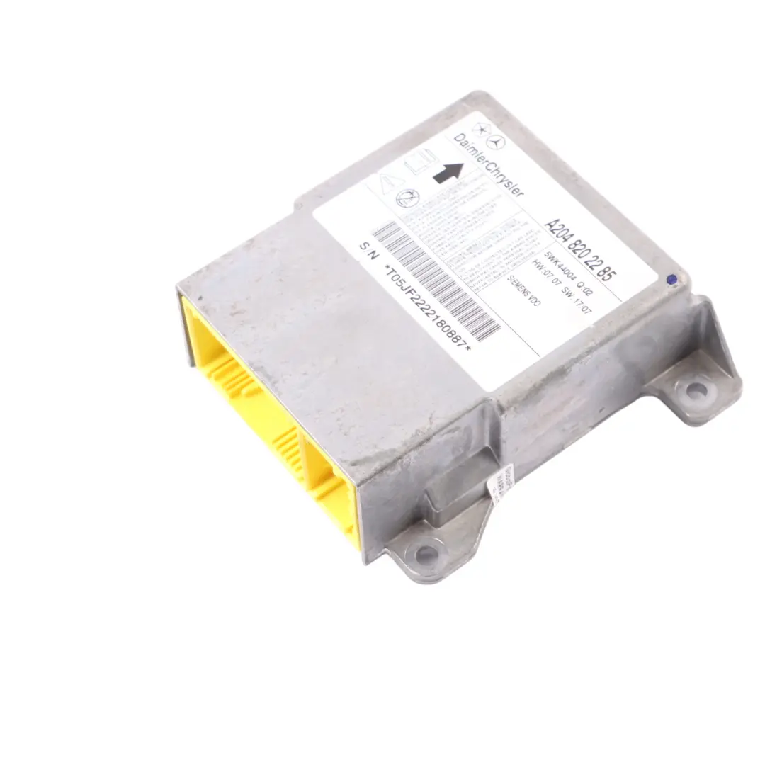 Module SRS Control Unit ECU to Mercedes W204 S204 Air with Part number A2048202285 Mercedes W204 S204 Air Module SRS Control Unit ECU - SKU A2048202285 - Part number A2048202285