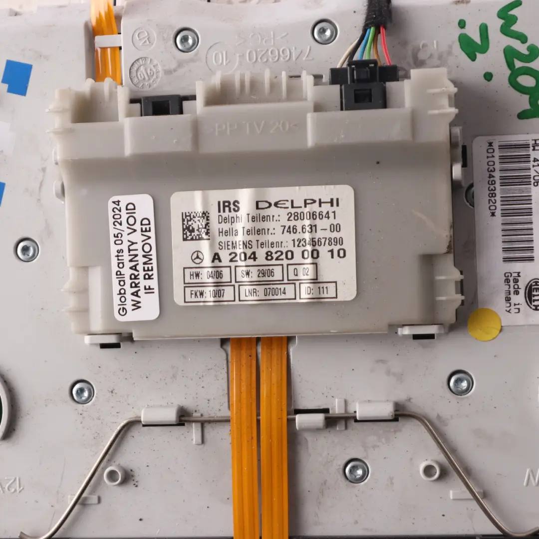  Roof Light Mercedes W204 Interior Lamp Front Panel Switch - SKU A2048203201 - Part number A2048203201
