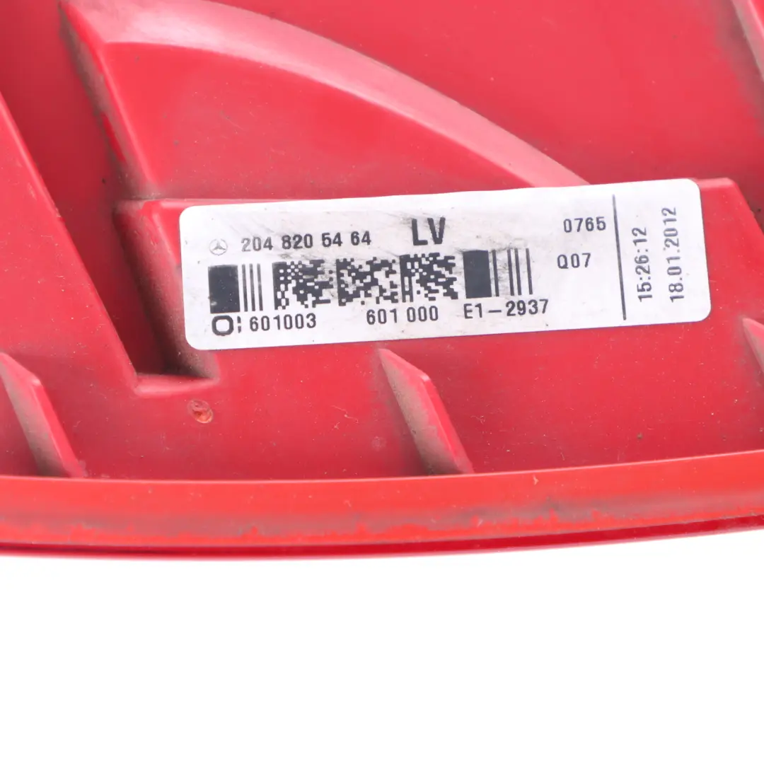 Lamp Light Left N/S Tail Light Side Panel to Mercedes W204 Saloon Rear with Part number A2048205464 Mercedes W204 Saloon Rear Lamp Light Left N/S Tail Light Side Panel - SKU A2048205464-1 - Part number A2048205464