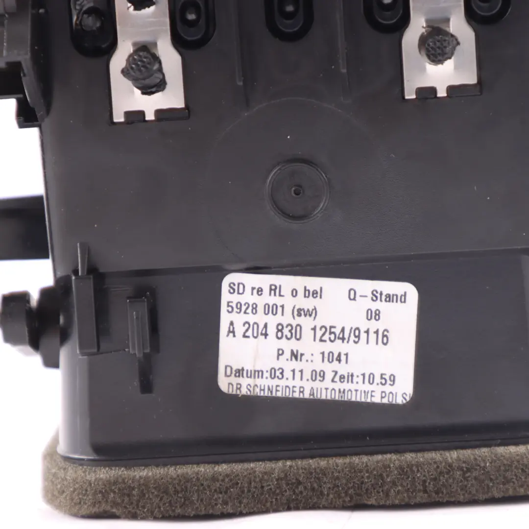 Dashboard Fresh Air Vent Grill Front Driver Site to Mercedes W204 with Part number A2048301254 Mercedes W204 Dashboard Fresh Air Vent Grill Front Driver Site - SKU A2048301254 - Part number A2048301254