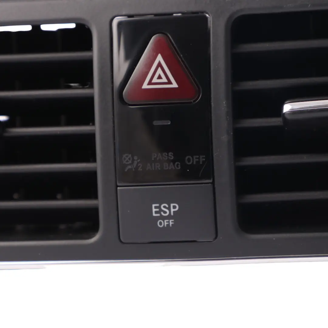 Vent Grille Dashboard Front Nozzle Hazard Switch to Mercedes W204 Air with Part number A2048303954 Mercedes W204 Air Vent Grille Dashboard Front Nozzle Hazard Switch - SKU A2048303954 - Part number A2048303954