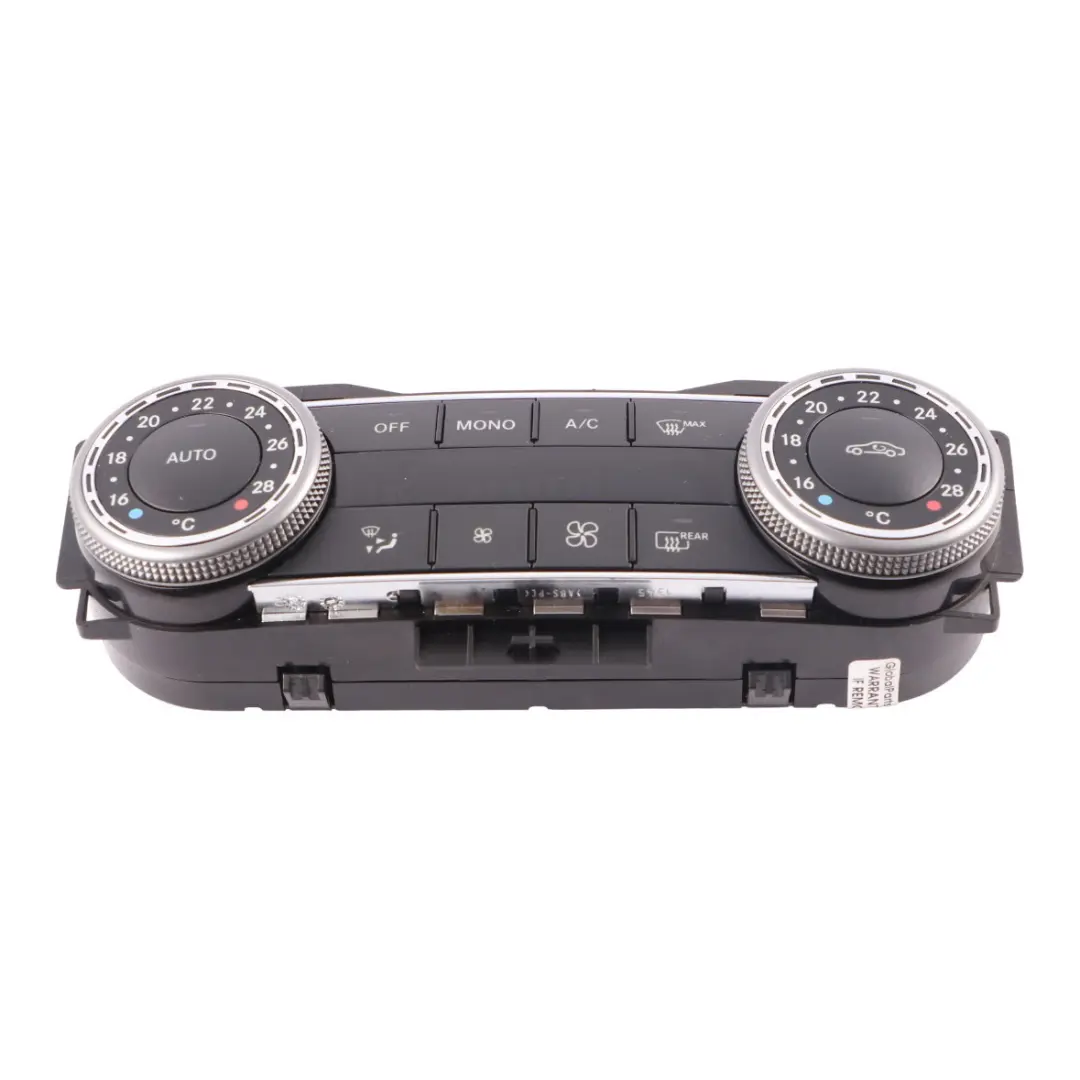 Mercedes W204 A/C Module du panneau commande l'unité climatisation - SKU A2048309385 - Numéro de pièce A2048309385
