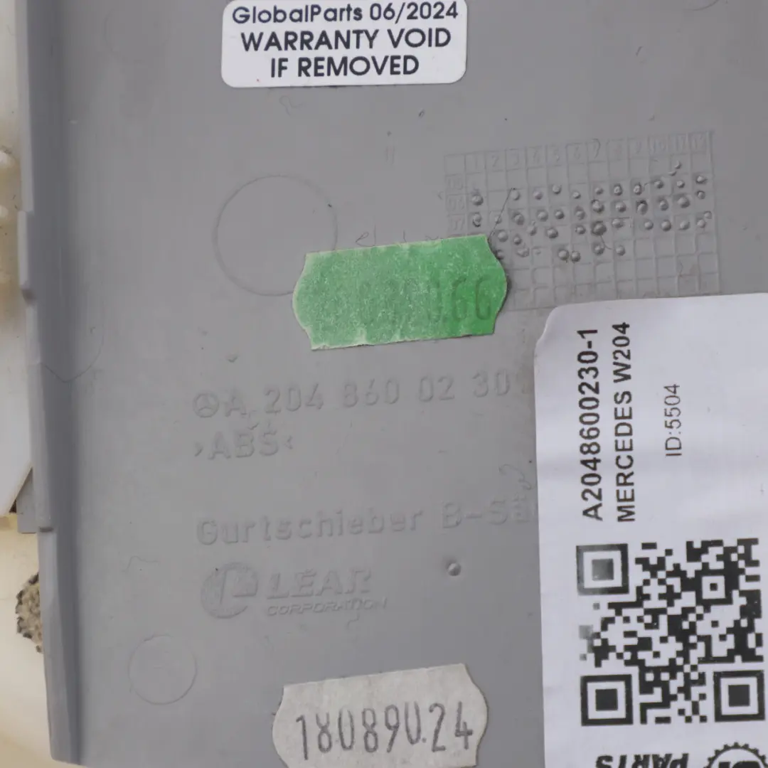 Mercedes W204 Osłona Obudowa Słupka Prawa - SKU A2048600230-1 - Numer Części A2048600230