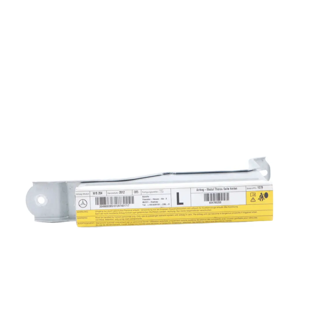 Module Rear Left N/S Door SRS Control Unit to Mercedes W204 Air with Part number A2048600305 Mercedes W204 Air Module Rear Left N/S Door SRS Control Unit - SKU A2048600305 - Part number A2048600305
